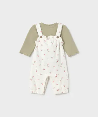 Conjunto de peto y jersey de flores JADE