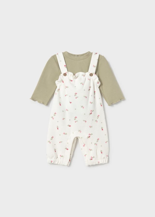 Conjunto de peto y jersey de flores JADE 3 Conjunto de peto y jersey de flores JADE