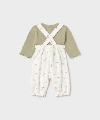 Conjunto de peto y jersey de flores JADE 7 Conjunto de peto y jersey de flores JADE - Imagen 3
