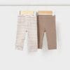 Pack de 2 legging MARRÓN 2 16 02704 060 L 4