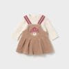 Vestido de pana MARRÓN 2 16 02803 019 L 4Carla Lozano armario de macarena penaranda salamanca silla ligera jane