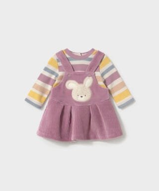 Vestido de pana con jersey MALVA