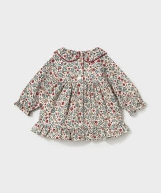 Vestido estampado de flores GRANATE 7 Vestido estampado de flores GRANATE - Imagen 3