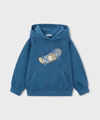 Sudadera ´skate´ AZUL PETRÓLEO - Imagen 2