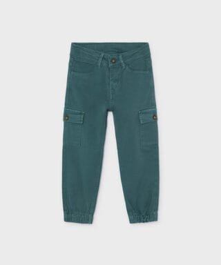 Pantalón tipo jogger AZUL PETRÓLEO