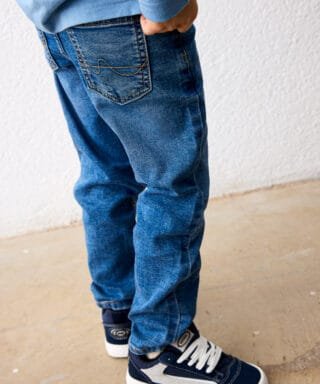 Pantalón Slim Fit VAQUERO MEDIO - Imagen 2