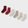 Set de 6 calcetines lisos GRANATE Y MARRÓN 1 16 09110 010 L 4Carla Lozano armario de macarena penaranda salamanca silla ligera jane
