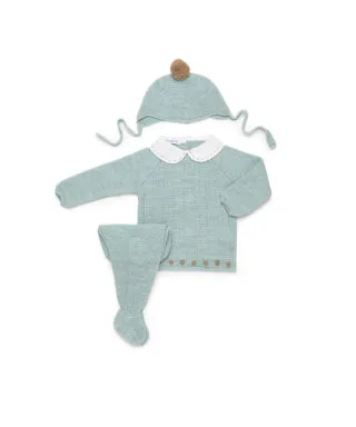 Conjunto de 3 piezas VERDE MENTA