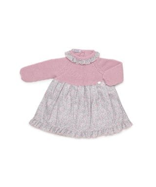 Vestido combinado ROSA MAQUILLAJE