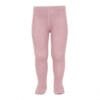 Leotardo básico de punto liso ROSA EMPOLVADO