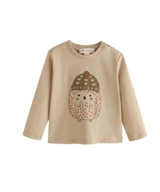 Camiseta m/l con erizo VERDE
